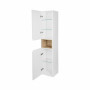 Пенал подвесной Qtap Robin 350х1650х316 White/Whitish oak QT1376PN1651LWWO