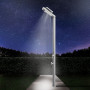 Душ вуличний Aquaviva Quick з LED підсвіткою та мийкою для ніг, графіт Q825/7015-QL