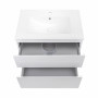 Комплект Qtap Albatross 710х725х460 White тумба подвесная + раковина врезная  QT0172TP700D3070CW