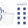 Унітаз підвісний Qtap Swan безобідковий з сідінням Soft-close QT16335180W