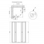 Qtap 5мм фіксоване прозоре скло Clear PISCES BLA109-11SC5