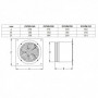 Вытяжной вентилятор Europlast ZSMK160 (d160mm,183m3/h)