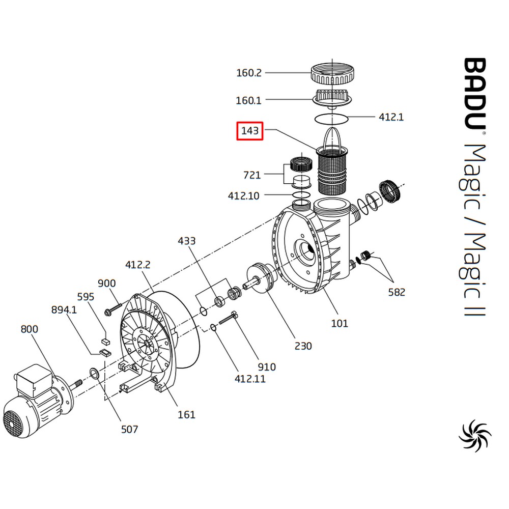 Корзинка префильтра Speck BADU MAGIC (292.0114.300)