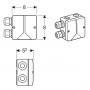 GEBERIT гнездо соединительное комбинированное