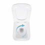 Унітаз підвісний Qtap Crow безобідковий з сідінням Soft-close QT05335170W