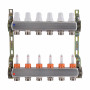 Колектор з витратомірами (нерж.) 3/4" х6 Icma № К073