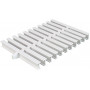 Переливная решетка Aquaviva KP HKE03 Classik с центральным соединением 245x25 мм (белая)