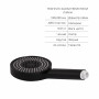 Комплект Qtap Slavonice Black Matt: Змішувач  QTROB4060102B + Шланг QTHADPVCSQ160B + Лійка QTRUC125BLM45951