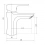 Смеситель для раковины Brinex 35С 001