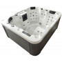 СПА-басейн Aquajoy Como (190х160х82 см), Сріблясто-білий мармур