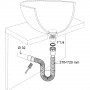 Соединение гибкое для раковины 1¼"×Ø32мм WIRQUIN (9541829)