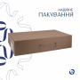 Комплект Albatross: Раковина врізна меблева 820x460x180 мм, White, прямокутна + Донний клапан Pop-up PU02O