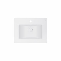 Раковина Qtap Albatross E 600х460х180 White з донним клапаном QT01119060EW