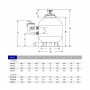 Фільтр Aquaviva MSD550 (12 м3/год, D550)