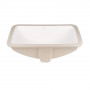 Комплект Qtap Stork: Раковина врізна прамокутна 530x370x200 мм White + Донний клапан PU02O