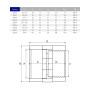 Муфта ПВХ Hidroten ВР, 1002010, перехідна, d75х2 1/2"