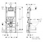 Набор инсталляционный: VIRGO Rimless унитаз подвесной, сиденье Slim slow-closing, 458.126.00.1 Geberit Duofix инсталляция для унитаза, без клавиши