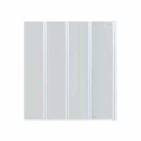 Штора на ванну Qtap Gemini WHI401214RP6 стекло Pear 6 мм, 120x140 см