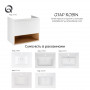 Тумба подвесная Qtap Robin 600х580х437 White/Whitish oak QT1374TPВ6001WWO