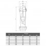 Ротаметр Aquaviva DN32 з внутрішньою різьбою d1-1/4" 600-6000 л/год