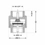 Зворотний клапан Icma з латунним штоком 1 1/4"ВВ №53