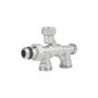 Кран радиаторный комбинированный Icma 1/2"х3/4",нижнее подключение №877