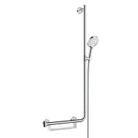 Unica Comfort Набор для душа Raindance Select S 120 /штанга Unica Comfort 1,10 м раполож. справа, белый/хром