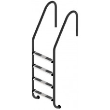 Лестница для бассейна Flexinox Standard Nero (4 ступени) Black, AISI-316L