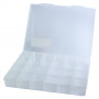 Органайзер пластиковый прозрачный 20 отсеков 350×270×50мм ULTRA (7417122)