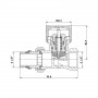 Клапан термостатический SD Forte 1/2" с антипротечкой для радиатора прямой SF239W15