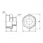 Ниппель редукционный SD Forte 1" 1/4х3/4" SF3593220