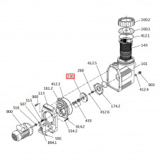 Крильчатка насоса Speck BADU Prime 20 (290.1423.019)