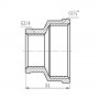 Муфта редукционная SD Forte 1" 1/4х3/4" ВВ SF3573220