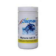 Хлорные таблетки 3 в 1 Delphin Мультитаб 20 (1 кг)