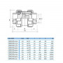 Обратный клапан ПВХ Effast CDRCVD0750 пружинный, d75 мм