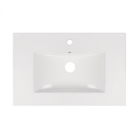 Раковина Qtap Albatross New 710x465x180 White без донного клапану QT0111750670W