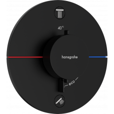 SHOWER SELECT COMFORT S термостат для 2х потребителей, СМ, цвет чёрный матовый