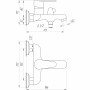 Смеситель для ванны DOMINO ALICANTE DAA-102N