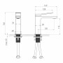 SOLO змішувач для умивальника, 26мм, de la noche