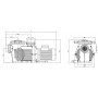 Насос Hayward HCP36303E IE3 (380 В, 36 м3/год, 3 HP)