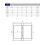 Муфта ПВХ Hidroten ВР-ВР, 1002054, різьбова, d1 1/2"