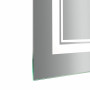 Дзеркало Qtap Cardinal (CA1) 1000х800 з LED-підсвічуванням Touch, з антизапотіванням, з димером, рег. темп. кольору (3000-6500K) QT0478C10080