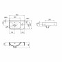 Раковина Qtap Tern 450х260х155 White QT17115117RWN