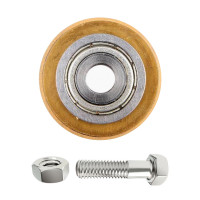 Колесо ріжуче для плиткоріза 22×5×2мм з підшипником титанове покриття SIGMA (8225401)