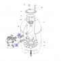 Комплект соединений 6-ти поз. вентиля 1 1/2" R060 EC.A/ RFD0130.00R