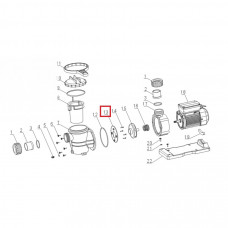 Пластикове кільце дифузор насоса Aquaviva VWS/STP 150-300