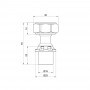Перехідник прес Icma 16х3/4" ВР з накидною гайкою №416