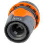 Конектор 1/2" швидкознімний для шланга 3/4" аквастоп (ABS+TPR) FLORA (5015514)