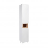 Пенал напольный Qtap Robin 350х1950х316 White/Whitish oak QT1376PN1651RWWO
