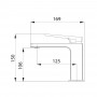 Смеситель для раковины Gemini Loop QTGEM2701CRM45699 Chrome